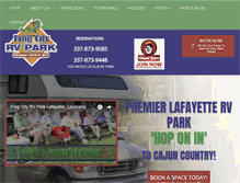 Tablet Screenshot of lafayettervpark.com